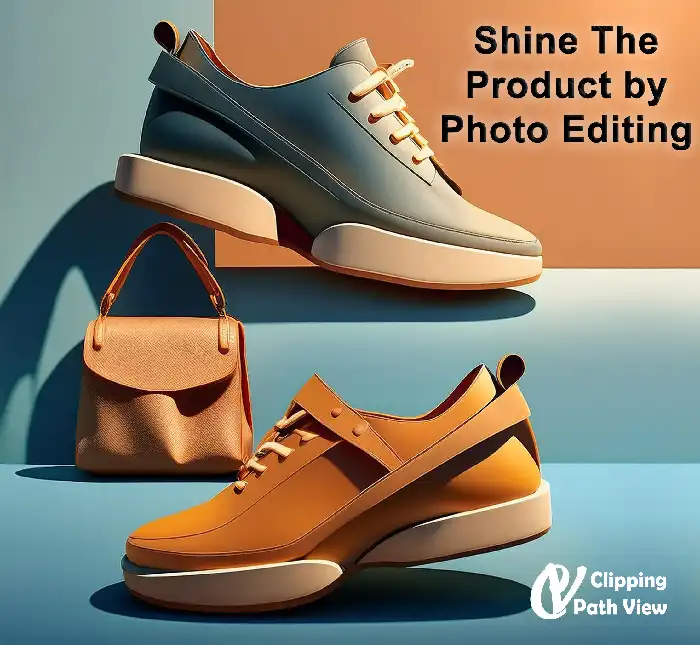 E-commerce Product Photo Editing Service shoe and bag