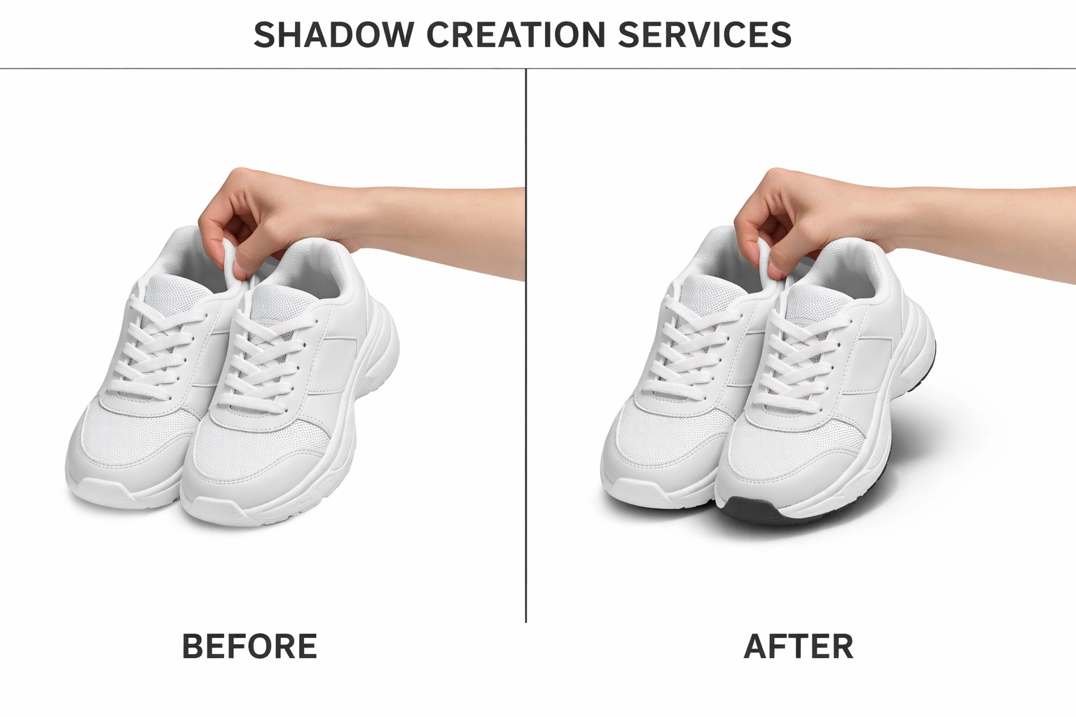 e-Commerce Shadow Creation Services Product & Amazon Shadow