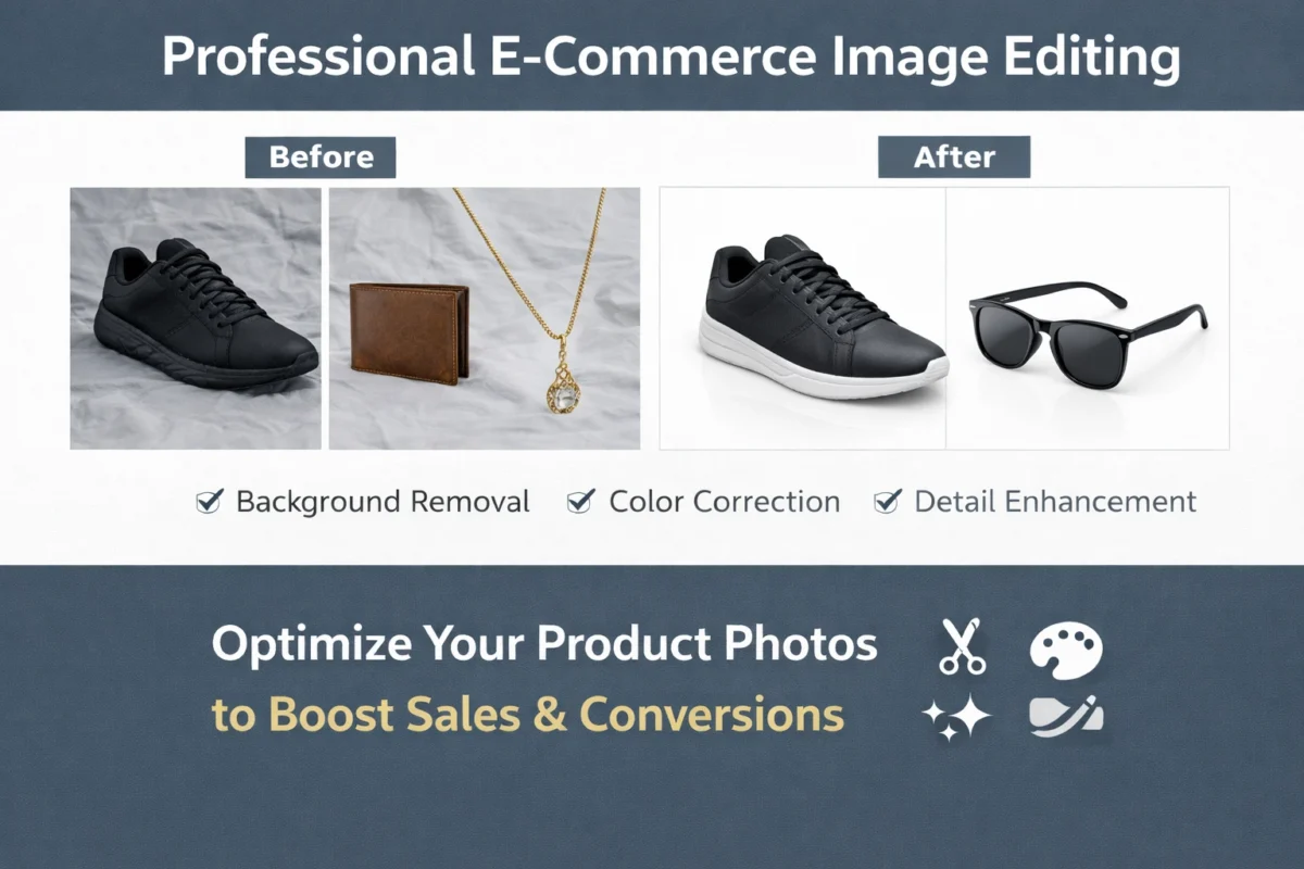 Professional e-commerce image editing service 